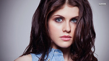 alexandra, cute, model, blue eyes, look HD wallpaper