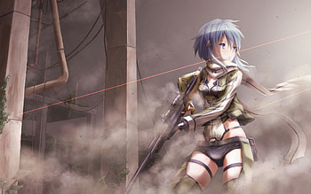 sword art online 2 gun gale online anime 2014 SAO 2 GGO . HD wallpaper