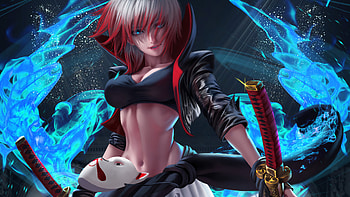 Samurai Otuka , artist, artwork, artstation, fantasy-girls HD wallpaper