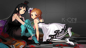 les deux amies, gris, duo, robe, fille HD wallpaper