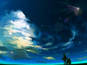 dom, Twilight, Flight, Blue, Evening Sky, Clouds, Sky HD wallpaper