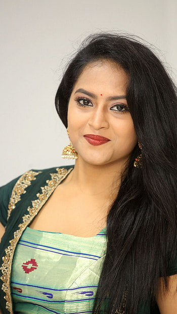 Sravani, telugu actress, cute HD phone wallpaper