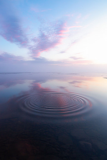 Nature, Water, Waves, Reflection, Surface HD phone wallpaper