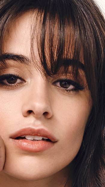 Camila is bae!, close-up, face, long hair, brunette, brown eyes, latina, singer, music, Camila Cabello HD phone wallpaper