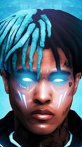 Xxxtentacion, Blue Eyes, Anime Art HD phone wallpaper