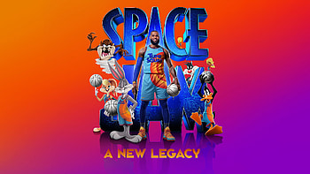 Space Jam: A New Legacy, Lebron James, Bugs Bunny, Lola Bunny, Dynamic trio HD wallpaper