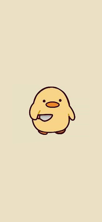 Duck Whit a Knife HD phone wallpaper