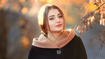 Winter Clothing Girl, girls, model, winter, autumn HD wallpaper