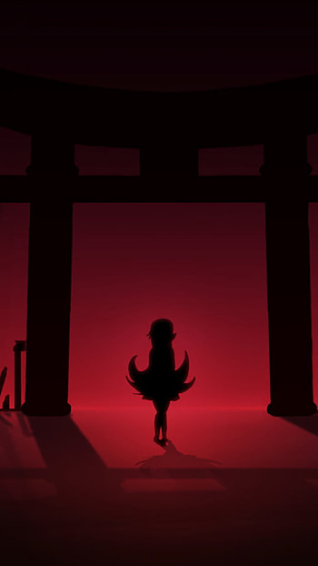 Crimson Torii — Shinobu Oshino (Monogatari) , Shinobu Oshino, Anime, Monogatari (Series) HD phone wallpaper
