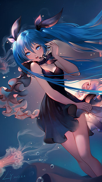 Hatsune Miku, Anime, Vocaloid HD phone wallpaper