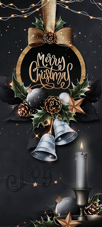 Rustic Christmas, holiday ornament, ornament, premium, star, festival, dark, Balls, Bell HD phone wallpaper