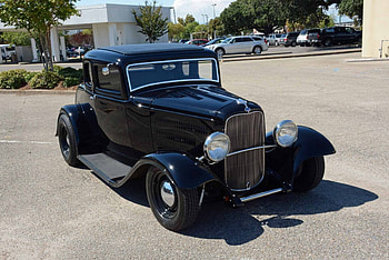1932 Ford Coupe, Black, Hotrod, Classic, Ford HD wallpaper