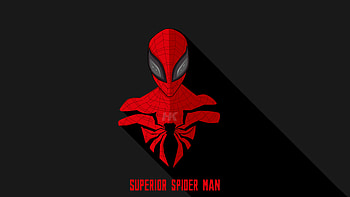 Spiderman Mimimalist , spiderman, minimalism, minimalist, artist, artwork, digital-art, superheroes, deviantart HD wallpaper