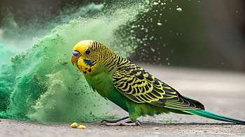 Vibrant Parakeet in Ultra, parakeet, bird, parrot, budgerigar, green HD wallpaper
