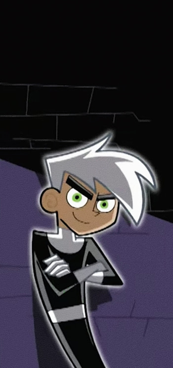 Danny Phantom, art, cartoon HD phone wallpaper