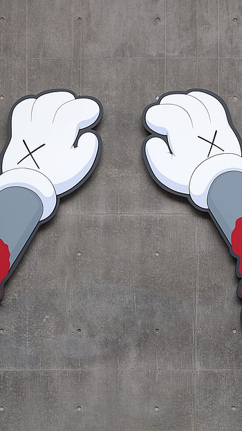 Kaws, Kaws Hands HD phone wallpaper