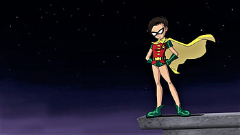 Robin On Patrol, , robin, nexus, gotham city, fan art, , background, , cartoons, damian, 1920x1080 only, anime, on patrol, batman HD wallpaper