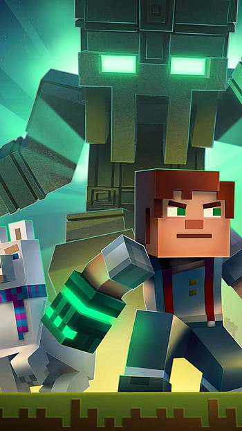 Blocky world, Iconic game art, Digital masterpiece, Game appreciation HD phone wallpaper