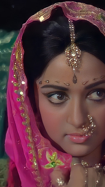 Hema Malini, bollywood actress, vintage HD phone wallpaper