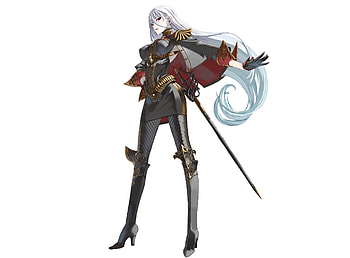 Selvaria Bles general, sexy, hot, warrior, beauty HD wallpaper