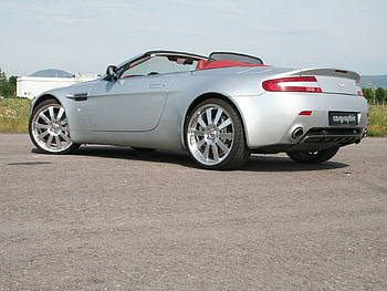 Auto, Aston Martin, Cars, Asphalt, Side View, Silver, V8, Vantage, 2006 HD wallpaper