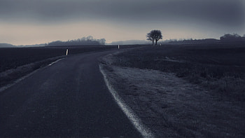 Road Dark, road, dark, graphy HD wallpaper