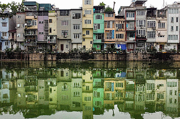Hanoi's tube houses, Vietnams architecture, Daily Sabah article, Urban lifestyle HD wallpaper