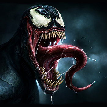 Preview venom, marvel comics, art HD phone wallpaper