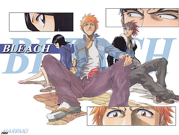 bleach, ichigo, rukia, renji HD wallpaper