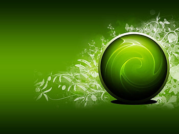 Green ball, abstract, green, ball HD wallpaper