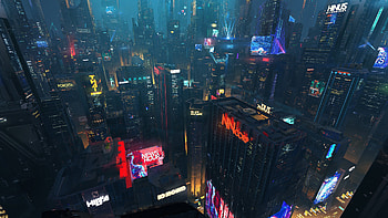 Cityscape Digital Art , cityscape, artist, artwork, digital-art, artstation HD wallpaper