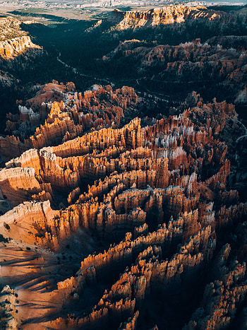Landscape, Nature, Rivers, Canyon, Rocks, Forest, Relief, Aerial View HD phone wallpaper
