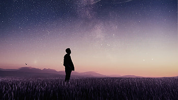 Cosmos , alone, artist, artwork, digital-art HD wallpaper