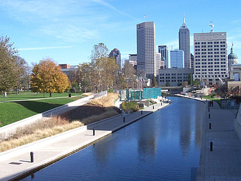 Canal Walk, Indianapolis HD wallpaper