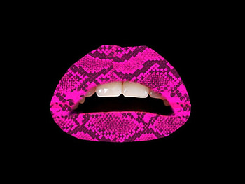 Pink_Snake_Lips, snake, pink, , cool, lips HD wallpaper