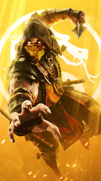 Scorpion, Mortal Kombat 11 HD phone wallpaper