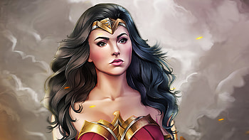 Wonder Woman Looking Away, wonder-woman, superheroes, artwork, artist, artstation HD wallpaper