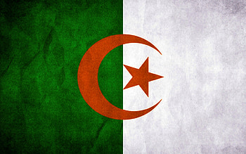 Algerian flag , Patriotic pride, National symbol, Red and green HD wallpaper