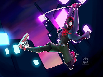Miles Morales Spiderverse, spiderman-into-the-spider-verse, spiderman, superheroes, artwork, artist, digital-art, behance HD wallpaper