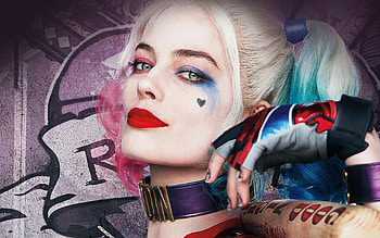 Harley Quinn, Suicide Squad, Psychedelic artwork, Villainous duo HD wallpaper
