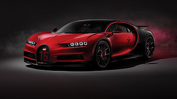 Bugatti-Chiron, Chiron, Car, Bugatti, red HD wallpaper