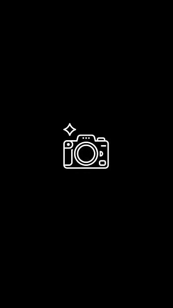 instagram highlight icons black in 2020. Instagram highlight icons, Black and white instagram, Instagram icons, Camera Logo HD phone wallpaper