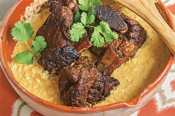 Pressure cooker recipe, Spicy Ancho Chile, Cilantro short ribs, Savory dish HD wallpaper