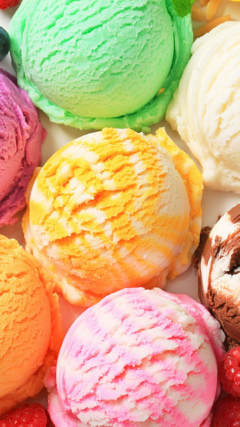 Ice Cream dessert, Sweet and colorful, Delicious cravings, Irresistible treat HD phone wallpaper