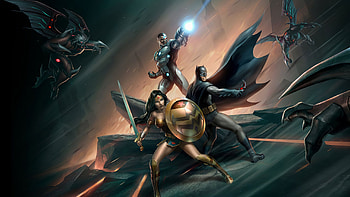 Batman Cyborg DC Comics Wonder Woman Justice League Dark Apokolips War HD wallpaper