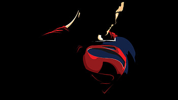 Superman Minimalism Logo , superman, minimalism, logo, artwork, artist, digital-art, superheroes, behance HD wallpaper