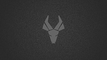 Deer Logo Dark Minimalism , deer, logo, dark, minimalism, artist, artwork, digital-art HD wallpaper