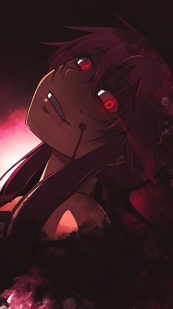Yuno Gasai Intense Gaze – Mirai Nikki Anime , Yuno Gasai, Anime, Mirai Nikki HD phone wallpaper