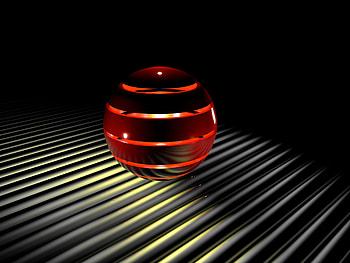 Sphere, Shine, Light, 3D, Ball, Space HD wallpaper