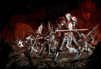dark, warrior HD wallpaper
